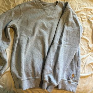 Carhartt Men's Heather Gray Crewneck Sweater